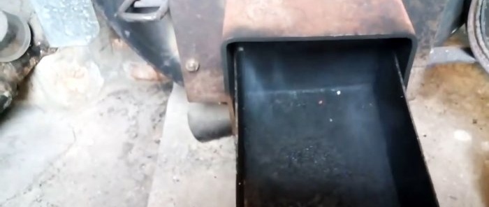 How long does 1 liter of waste burn in a conventional furnace?