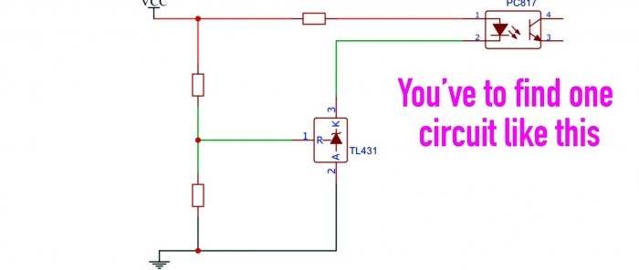 O diagrama de controle é assim