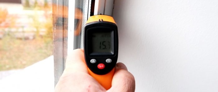 Да измерим температурата на прозорците