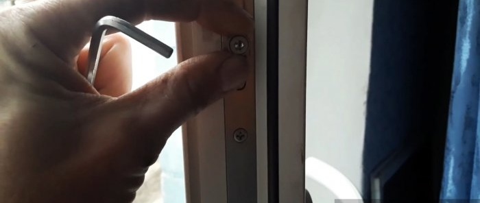 Plastic window adjustment screws
