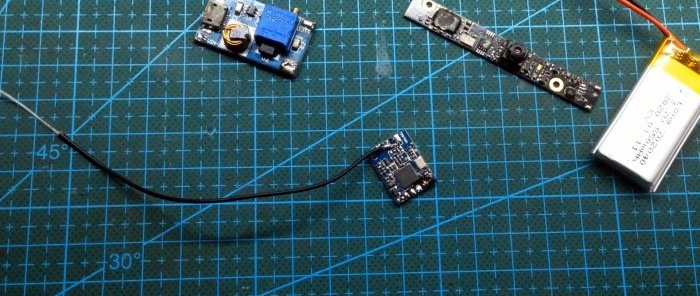 Nödvändiga delar för att bygga en trådlös wifi-kamera