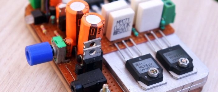 How to make a simple and powerful 500 W amplifier