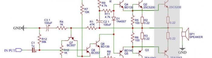 Binagong circuit ng amplifier