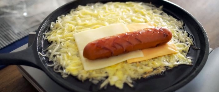 Comment faire un hot-dog croustillant aux pommes de terre sans farine