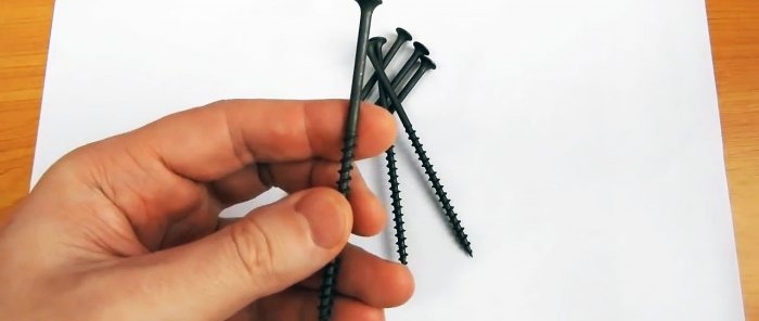 Cómo hacer mini cortadores con tornillos autorroscantes