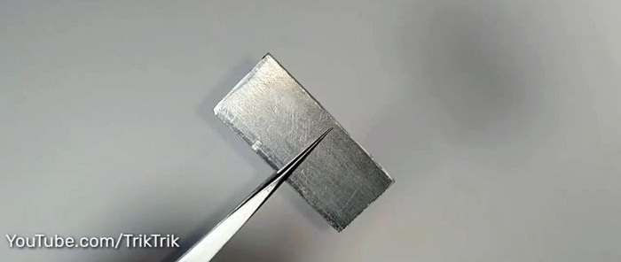 потребно је да исечете алуминијумску плочу 35к15 мм