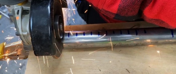 Making slits with a wide disk