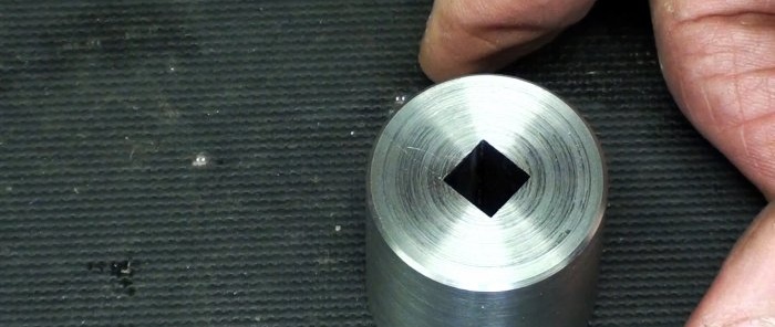 How to Make a Square Hole in a Steel Piece