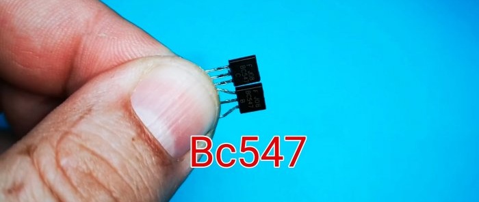 BC547 tranzisztorok