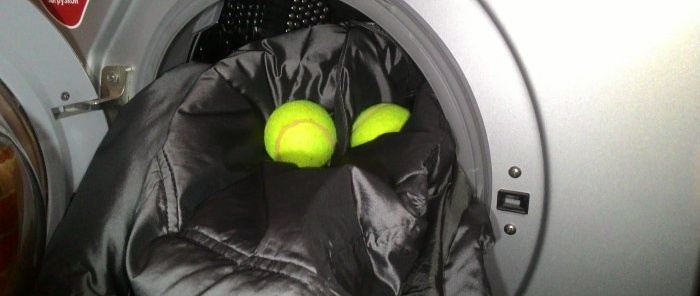 Life hack How to wash a down jacket in a washing machine without spoiling it