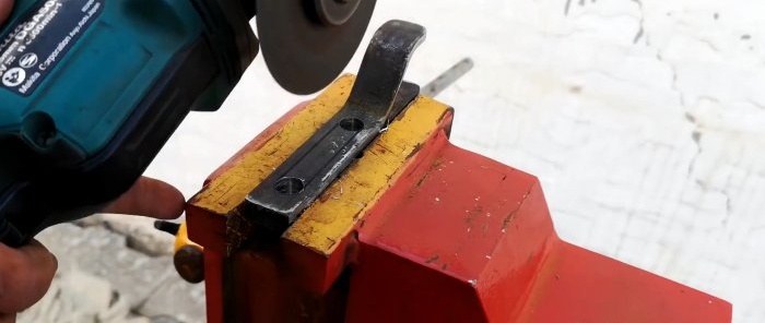 A through cut is made in the holder