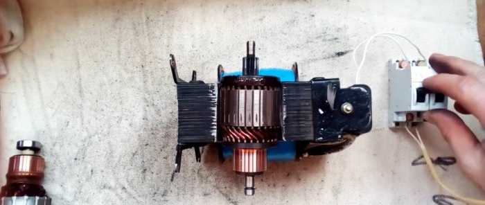 Kako napraviti uređaj od transformatora za brzu provjeru armature elektromotora