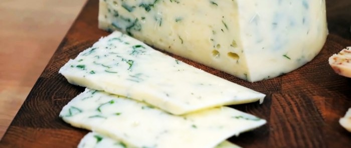 الجبن الصلب محلية الصنع في نصف ساعة