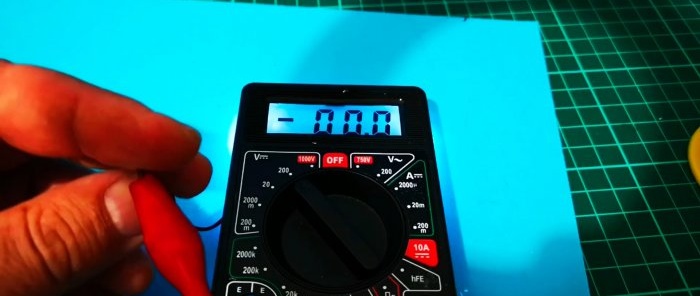 How to make a display backlight for a Chinese multimeter
