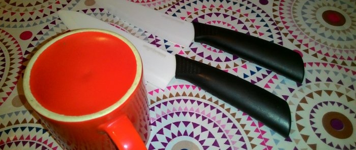 Hoe je thuis een keramisch mes kunt slijpen
