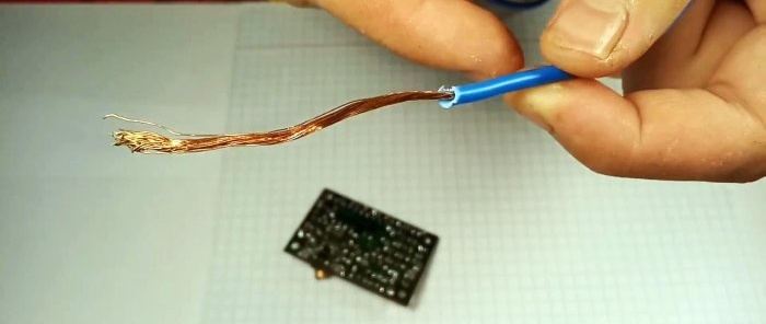 How to easily desolder any multi-legged part using a wire