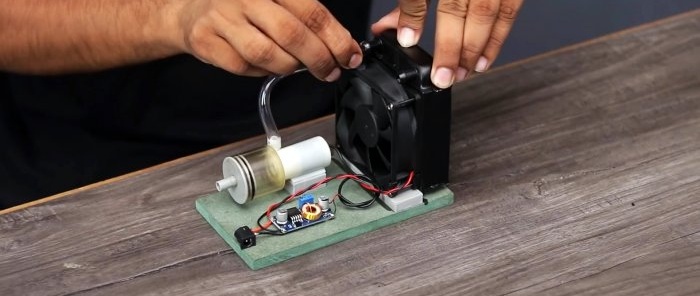 DIY mini water cooling system