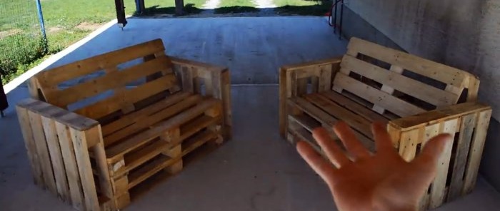 Comment fabriquer des meubles de jardin à partir de palettes
