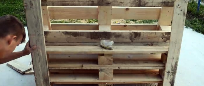 How to make garden furniture from pallets