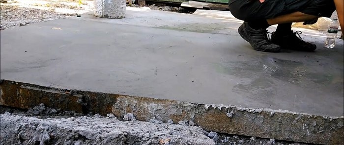 Yıllarca kendiniz yüksek kaliteli betonlama nasıl yapılır?
