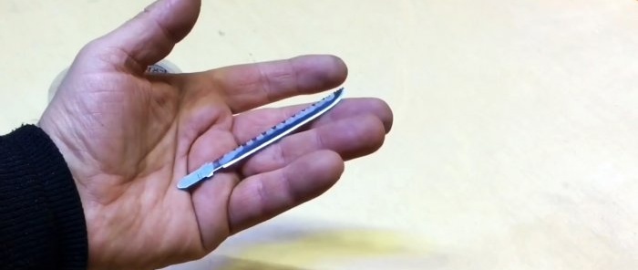 DIY pencil pocket saw