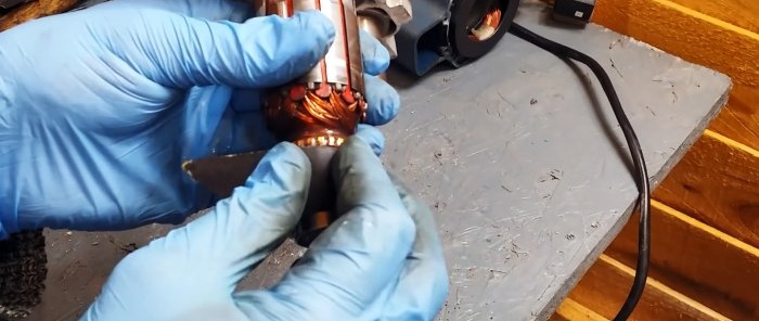 Kako očistiti komutator rotora elektromotora bez tokarilice