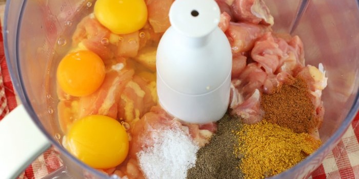 Salchicha de pollo al microondas receta súper sana, rápida y sabrosa