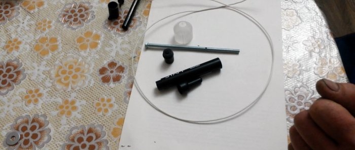 How to make a small and sensitive FM receiver antenna from a marker instead of a long one