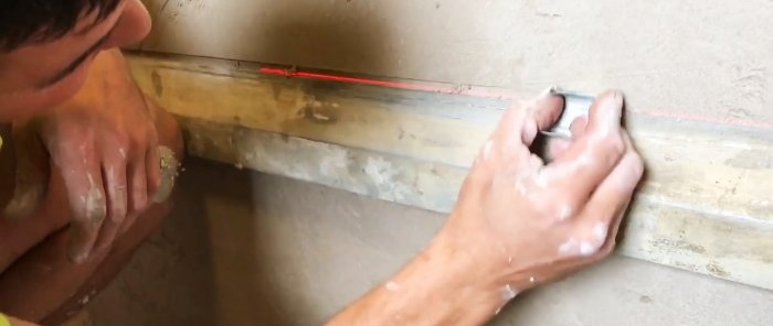 Hvordan lage en billig imitasjon av veggfliser fra gips