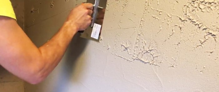 How to make a cheap imitation of wall tiles from plaster
