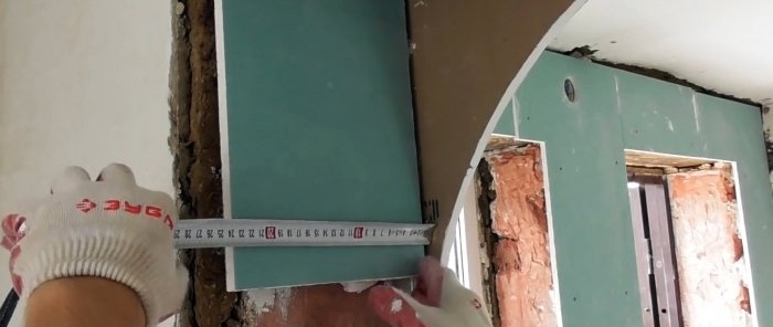 Como fazer um arco de gesso cartonado