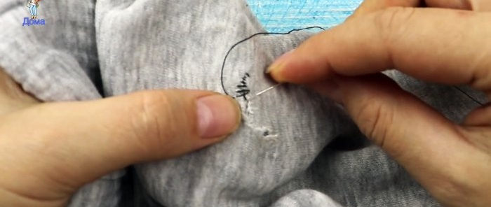 Hvordan sy et hull pent med en skjult søm, selv om du holder en nål for første gang i livet ditt