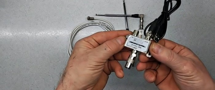 Hogyan készítsünk nagy érzékenységű mini TV antennát