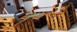 How to make garden furniture from pallets