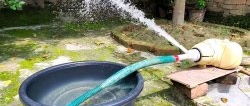 Мощна домашна водна помпа от стар блендер