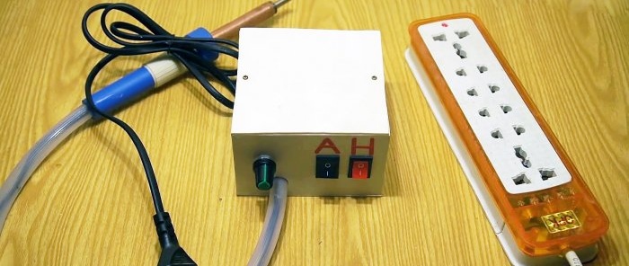 Paano gumawa ng hot air station mula sa isang lumang soldering iron