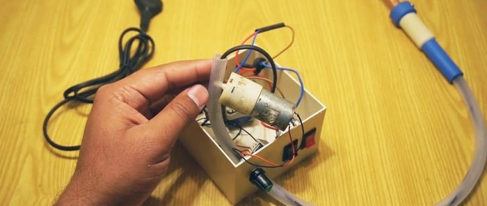 Paano gumawa ng hot air station mula sa isang lumang soldering iron