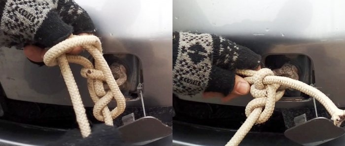 Paano itali ang isang malakas na towing knot na madaling makalas