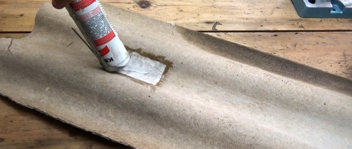 How to reliably and cheaply seal a hole in the roof