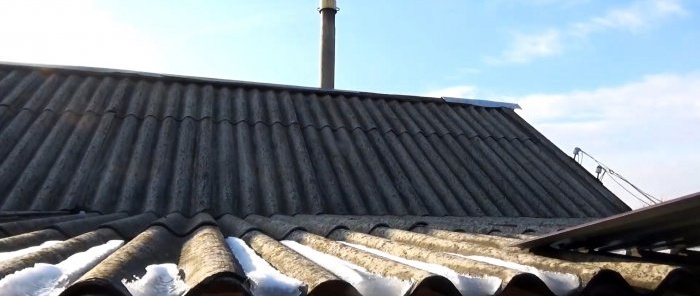 Cum să sigilați în mod fiabil și ieftin o gaură în acoperiș