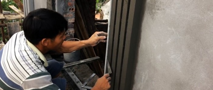 Cómo hacer un hermoso marco para aberturas de ventanas o puertas.