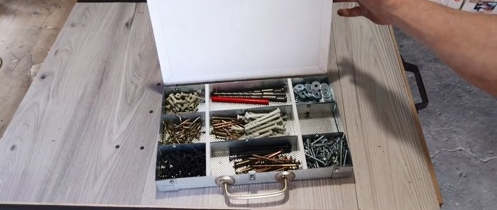 DIY-koffer gemaakt van profielresten