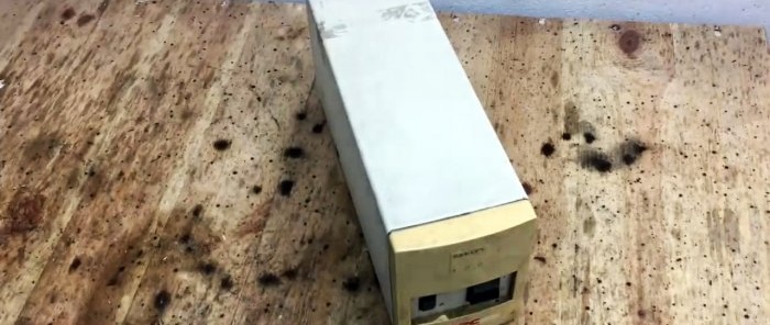 How to make a powerful contact soldering iron from a microwave transformer