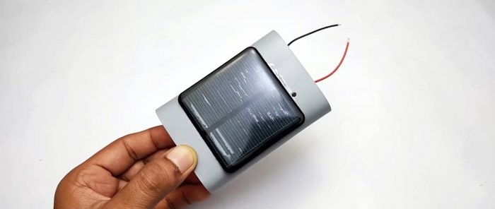 Sådan laver du en Powerbank med et solcellebatteri
