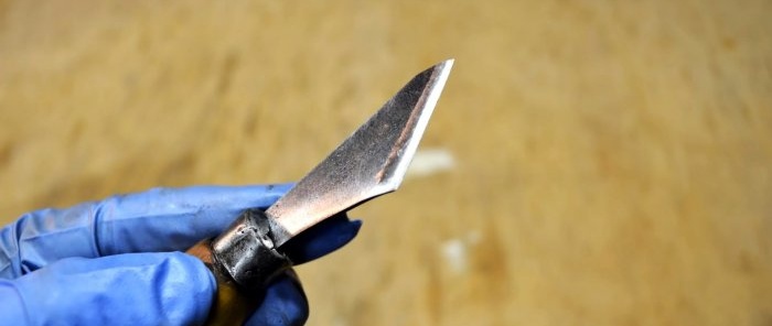 Cara membuat pemotong dari spatula lama