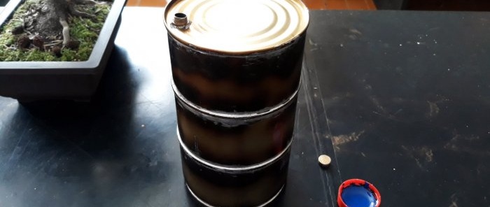 Comment souder un flacon en baril à partir de boîtes de conserve