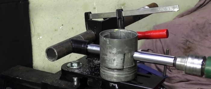 How to use old car parts to make a perfect pipe cutter for joining at any angle