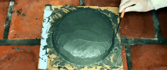 Çimento kuğularıyla teras masası nasıl yapılır