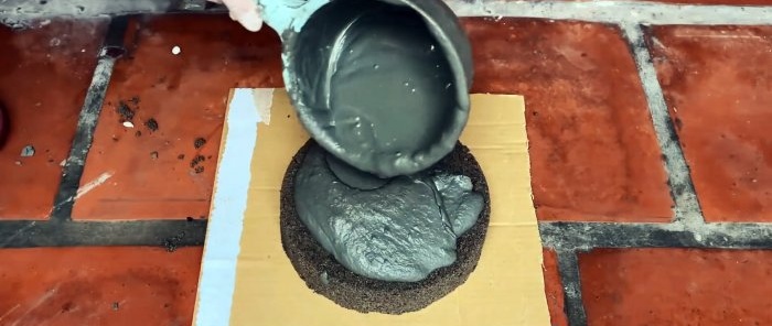 Kako napraviti stol za terasu s cementnim labudovima