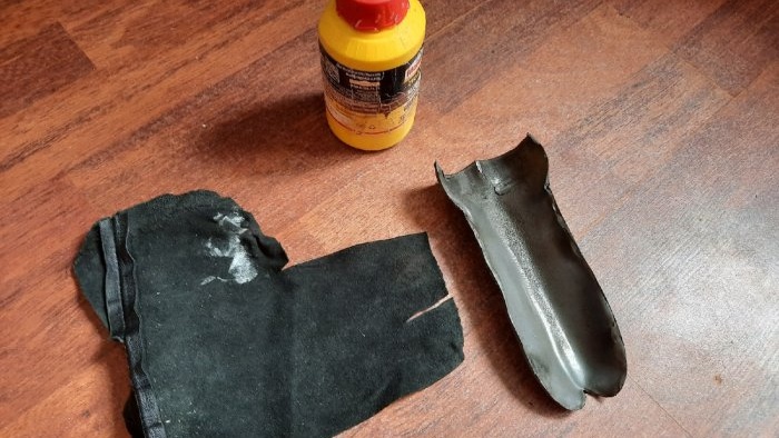 How to make a knife sheath from PVC pipe and leather